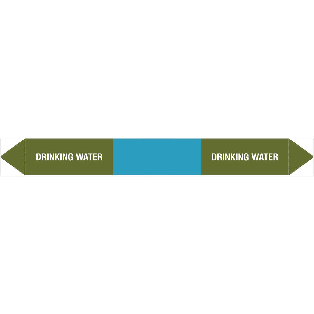 British Standard Pipe Markers Drinking Water