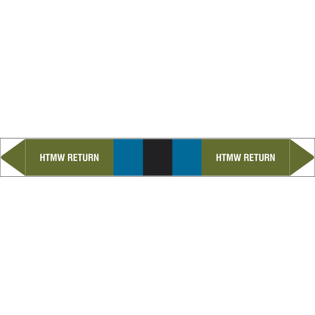 British Standard Pipe Markers HTMW Return
