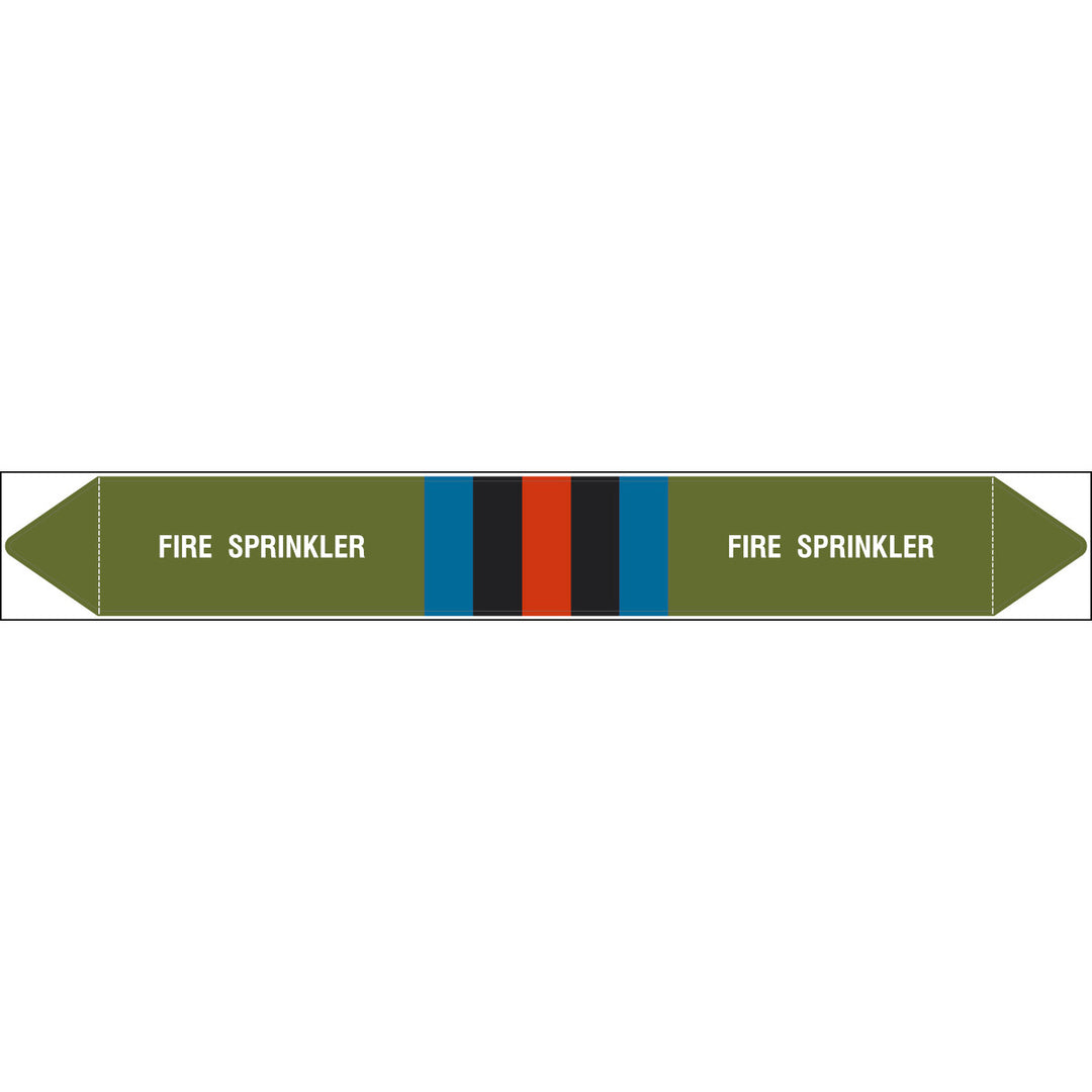 British Standard Pipe Markers  Fire Sprinkler